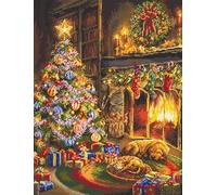 Kreuzstich Stickpackung Heiligabend, Zählmuster