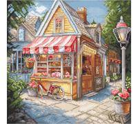 Kreuzstich Stickpackung Konditorei, Zählmuster