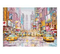 Kreuzstich Stickpackung New York Times Square, Zählmuster