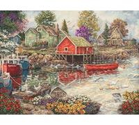 Kreuzstich Stickpackung Ruhige Bucht Zählmuster