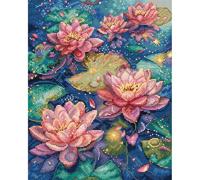 Kreuzstich Stickpackung Seerose, Zählmuster