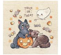 Kreuzstich Stickpackung Süßes oder Saures Zählmuster