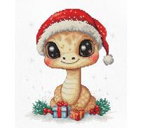 Kreuzstich Stickpackung Weihnachtsgeschenke, Zählmuster, 15x18cm