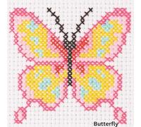 Kreuzstichpackung: 1. Kit: Schmetterling