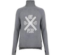KRIMSON KLOVER Strickpullover Off-Piste Turtleneck (KK-F25723) XL heather grey