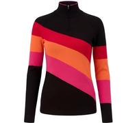 KRIMSON KLOVER Strickpullover Riva Zip Neck (KK-F25714) L black