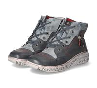 KRISBUT 3298-4 PO Schnürstiefel Glattleder Damen in blau - Gr. 40