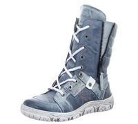 KRISBUT 3310-1 BSF Schnürstiefel Glattleder Damen in blau - Gr. 40