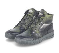 KRISBUT 6510-8 BSF Stiefel mit Warmfutter Glattleder Herren in grün-Kombi - Gr. 42