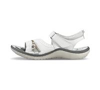 Krisbut Damen Riemchensandalen Sandale Glattleder Fußbett Bequem Freizeit uni Damen Schuhe