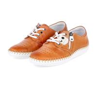 KRISBUT Damen Schnürhalbschuh in orange - Gr. 41