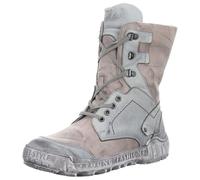 Krisbut Damen Schnürstiefeletten/Winterstiefeletten Grau Glattleder, Größe:41, Farbauswahl:grau