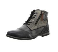 KRISBUT - Elegante Schnürstiefelette grau - Gr. - 43