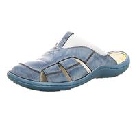 KRISBUT Herren Offene Clog aus Leder 1075-9 blau 461747
