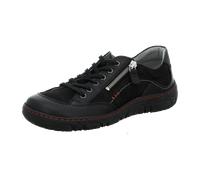 KRISBUT Sportliche Schnürschuhe für Damen, schwarz, Größe 42 EU