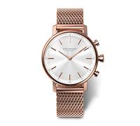 KRONBAY - CARAT - Hybrid Smartwatch Silver ROSEGOLD - Steel Strap / 38 mm