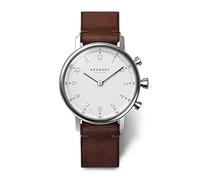 KRONBAY - NORD - Hybrid Smartwatch White - Leather Strap / 38 mm