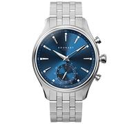 KRONABY Hybrid Smartwatch Herren Edelstahl - Intelligente Analoguhr - Wasserdicht 10 ATM - Musik, Schritte, Benachrichtigungen - S3119/1 Sekel