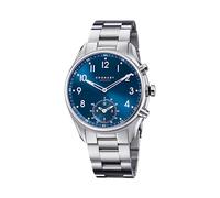 KRONABY Hybrid Smartwatch Herren Edelstahl - Intelligente Analoguhr - Wasserdicht 10 ATM - Musik, Schritte, Benachrichtigungen - S3760/1 Apex