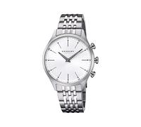 KRONABY Hybrid Smartwatch Herren Edelstahl - Intelligente Analoguhr - Wasserdicht 10 ATM - Musik, Schritte, Benachrichtigungen - S3777/1 Sekel