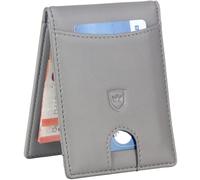 Kronenschein® Slim Wallet mit RFID Schutz I Geldbörse Herren & Damen klein I Portmonee mit Geldklammer I Mini Geldbeutel I Kartenetui I Karten Portemonnaie I Kreditkartenetui