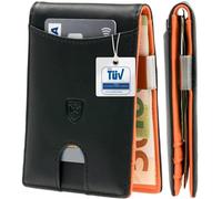Kronenschein® Slim Wallet mit RFID Schutz I Geldbörse Herren & Damen klein I Portmonee mit Geldklammer I Mini Geldbeutel I Kartenetui I Karten Portemonnaie I Kreditkartenetui
