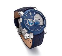 Kronsegler Apollo 11 - Herrenuhr Automatik Stahl Blau - Limitierte Automatikuhr 46mm mit Saphirglas