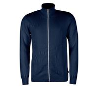 Kronstadt Carlo Zip Regular Fit Sweatjacke marine, Einfarbig