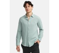 Kronstadt Hemd Langarm Herren Regular Fit Baumwolle grün, XL