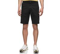 KRONSTADT Herren KSAllen Cargo-Shorts aus Stretch Twill | Bermuda Männer Sommerhose aus Baumwolle Black, XL