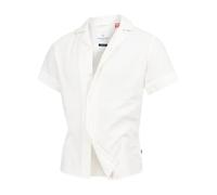 KRONSTADT Herren KSAvery Hemd Kurzarm aus Musselin | Herrenhemd Männer Offwhite, M