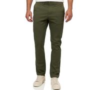 KRONSTADT Herren KSDaniel Chino Stoffhose mit 4 Taschen | Stretch Hose Herrenhose für Männer Army, 31/30