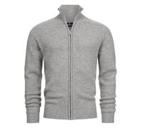 KRONSTADT Herren KSDorsey Klassische Strickjacke aus Wollmix mit Kragen | Eleganter Cardigan aus warmem Materialmix für Business und Alltag, Herrenjacke, Freizeitjacke, Strickoberteil für Männer