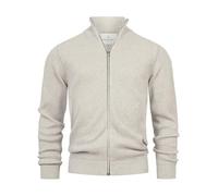 KRONSTADT Herren KSErik Zip Strickjacke Feinstrick-Cardigan mit Stehkragen | Klassischer Zip Cardigan in weicher Strickqualität, Feinstrickjacke, Herrenjacke, Freizeitjacke, Strickoberteil für Männer