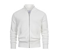 KRONSTADT Herren KSErik Zip Strickjacke Feinstrick-Cardigan mit Stehkragen | Klassischer Zip Cardigan in weicher Strickqualität, Feinstrickjacke, Herrenjacke, Freizeitjacke, Strickoberteil für Männer