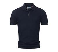 KRONSTADT Herren KSKingswood Poloshirt Feinstrick mit Rippstricksaum | Elegantes Strickpolo für Büro und Freizeit, Herrenpolo, Kragenshirt, Feinstrickoberteil, klassisches Polohemd für Männer