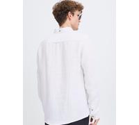 Kronstadt Leinenhemd Herren Regular Fit Leinen weiß, L