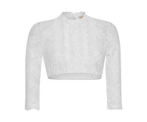 Krüger 3/4-Arm Dirndlbluse Ecru (Größe: 44) 44 weiß