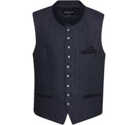 Krüger Buam Fischgratweste Dunkelblau (Größe: 54) 54 blau