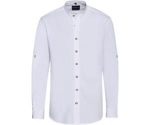 Krüger Buam Trachtenhemd Niko Weiß (Größe: XXL) 45/46 weiß