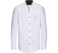 Krüger Buam Trachtenhemd Ryan Weiß/Braun (Größe: 3XL) 47/48 weiß
