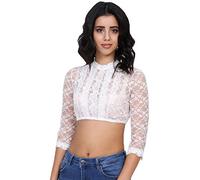 Krüger Collection Damen Dirndlbluse Simona aus Spitze 28142 - Ecru Gr. 40