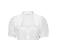 Krüger Collection Halbarm-Dirndlbluse Ecru (Größe: 46) 46 weiß