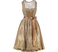 KRÜGER COLLECTION Midi Dirndl braun Cilla Braun 38