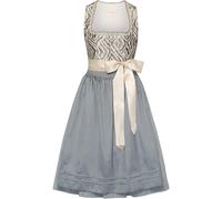 Krüger Collection Midi Dirndl mit Zick-Zack-Muster Grau (Größe: 44) 44 grau