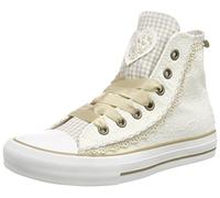 Krüger Damen Trachten Sneaker Cream Dream 4122-02 in Ecru | Eleganter Trachtensneaker | Bequemer Trachtenschuh für Dirndl, Trachtenmode, Oktoberfest & Volksfeste | Größe 36
