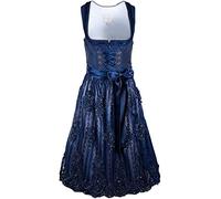 Krüger Dirndl 16077-8 70er Länge blau Collection dunkelblau (70er Länge dunkelblau, 54)