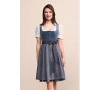 Krüger Samt-Dirndl Blau (Größe: 44) 44 blau