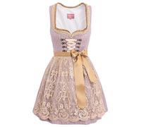 Krüger Dirndl Damen Mini Dirndl 416467 lila 38