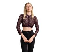Krüger Dirndl GmbH Dirndlbluse Sunna bordeaux - 38